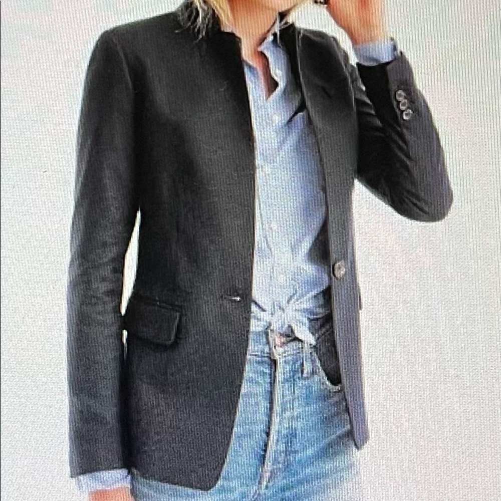 NWOT JCREW Black Regent Blazer